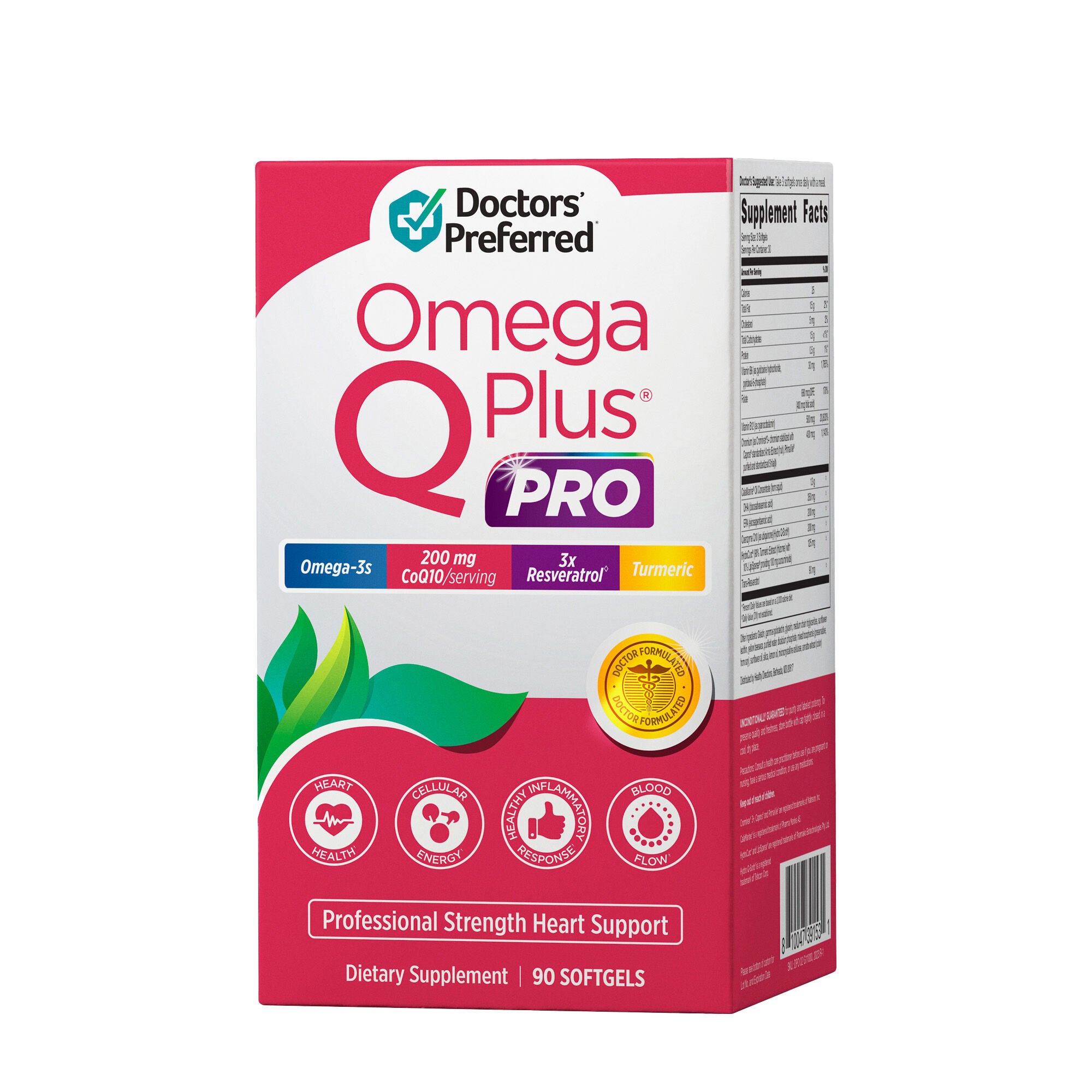 Omega Q Plus Pro 90 Softgels (30 Servings) GNC